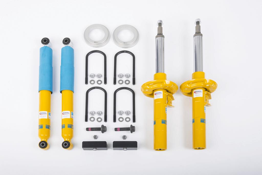 Lift kit for Caddy with 4Motion and FWD dampers with 50 mm diameter