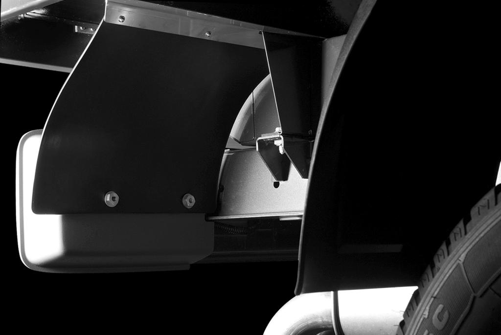 Rear axle splash guards for crew cab vehicles Seikel 4x4 Technik (Pty