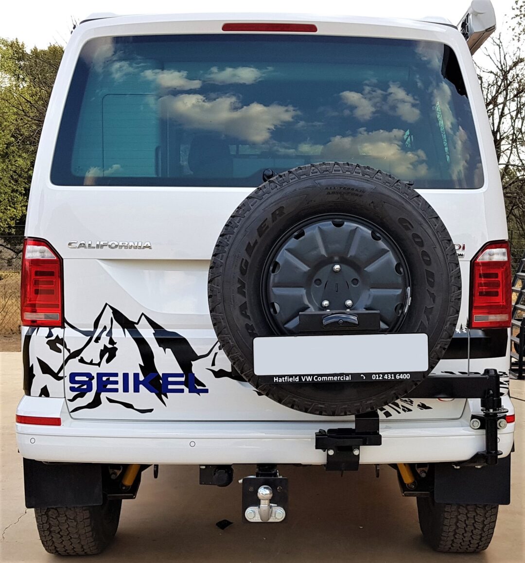 T5/T6 & T6.1 Tow Bar Replacement & Spare Wheel Carrier System Seikel